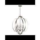 Kichler 42139NI 6-Lights Brushed Nickel 60W Foyer Pendant