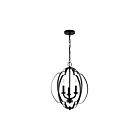 Kichler 42140BK 3-Lights Black 60W Pendant