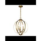 Kichler 42140NBR 3-Lights Natural Brass 60W Pendant