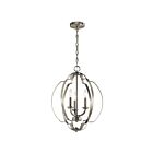 Kichler 42140NI 3-Lights Brushed Nickel 60W Pendant