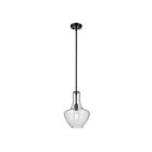 Kichler 42141BKCS 1-Light 100W Black Pendant