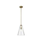 Kichler 42199NBR 1-Light 100W Natural Brass Pendant