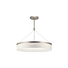 Kichler 42298SNLED 3-Lights Satin Nickel 38W LED Round Chandelier