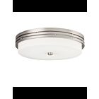 Kichler 42380NILEDR 1-Light Brushed Nickel 22W LED Flush Mount Ceiling Light