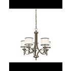 Kichler 42381AP 5-Lights Antique Pewter 60W 1-Tier Chandelier