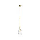 Kichler 42456NBR 1-Light Natural Brass 100W Mini Pendant