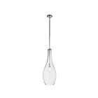 Kichler 42475CHCLR 1-Light Chrome 100W Pendant