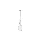 Kichler 42475CHCLR 1-Light Chrome 100W Pendant