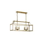Kichler 42497NBR Natural Brass Linear Chandelier