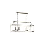 Kichler 42497NI 8-Lights Brushed Nickel 60W Linear Chandelier