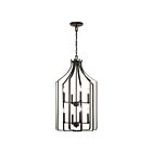 Kichler 42498OZ 8-Lights Olde Bronze 60W Foyer Chandelier