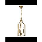 Kichler 42499NBR 3-Lights Natural Brass 60W Foyer Pendant