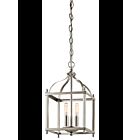 Kichler 42565NI 2-Lights Brushed Nickel 60W Mini Pendant