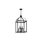 Kichler 42568BK 6-Lights Black 60W Foyer Pendant