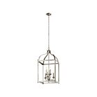 Kichler 42568NI 6-Lights Brushed Nickel 60W Foyer Chandelier