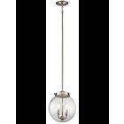 Kichler 42588NI 2-Lights Brushed Nickel 60W Mini Pendant