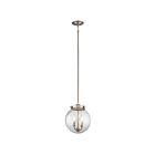 Kichler 42588NI 2-Lights Brushed Nickel 60W Mini Pendant