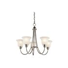 Kichler 42884NI 5-Lights Brushed Nickel 100W 1-Tier Chandelier