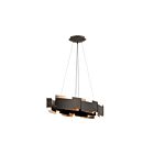 Kichler 42993OZLED Olde Bronze LED Oval Chandelier