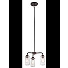 Kichler 43057OZ 3-Lights Olde Bronze 60W 1-Tier Chandelier