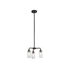 Kichler 43057OZ 3-Lights Olde Bronze 60W 1-Tier Chandelier