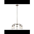 Kichler 43058CLP 5-Lights Classic Pewter 60W 1-Tier Chandelier