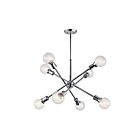 Kichler 43118CH 8-Lights Chrome 100W 1-Tier Chandelier