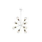 Kichler 43118WH 8-Lights White 100W 1-Tier Chandelier