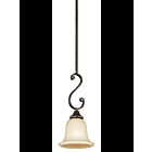 Kichler 43162OZ 1-Light Olde Bronze 100W Mini Pendant