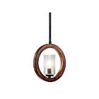 Kichler 43189AUB 1-Light Auburn Stained 60W Convertible Pendant