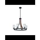 Kichler 43193AUB 6-Lights Auburn Stained 60W 1-Tier Chandelier