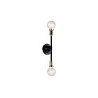 Kichler 43195BK 2-Lights Black 60W Wall Sconce