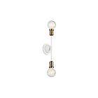 Kichler 43195WH 2-Lights White 60W Wall Sconce