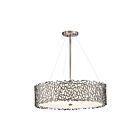 Kichler 43347CLP 4-Lights Classic Pewter 100W Round Chandelier