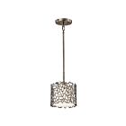 Kichler 43349CLP 1-Light Classic Pewter 100W Mini Pendant