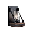 Kichler 43436AUB 1-Light Auburn Stained 100W Wall Sconce