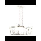 Kichler 43494PN 8-Lights Polished Nickel 60W Linear Chandelier