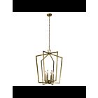 Kichler 43495NBR 6-Lights Natural Brass 60W Foyer Pendant