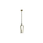 Kichler 43497NBR 1-Light Natural Brass 60W Mini Pendant