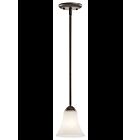 Kichler 43511OZ 1-Light Olde Bronze 100W Mini Pendant