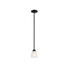 Kichler 43640BK Jolie 1-Light 100W Black Pendant