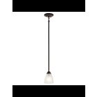 Kichler 43640OZL18 1-Light Olde Bronze 10W LED Mini Pendant