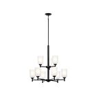 Kichler Shailene 43672BK 9-Lights 900W Black Chandelier