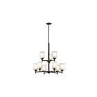 Kichler 43672OZ 9-Lights Olde Bronze 100W 2-Tier Chandelier