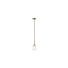 Kichler 43674NI 1-Light Brushed Nickel 100W Mini Pendant