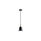 Kichler 43682BK 1-Light Black 100W Mini Pendant