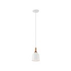Kichler 43682WH 1-Light White 100W Mini Pendant