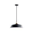 Kichler 43683BK 1-Light Black 100W Pendant