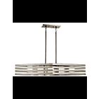 Kichler 43687NI 5-Lights Brushed Nickel 50W Linear Chandelier