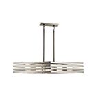Kichler 43687NI 5-Lights Brushed Nickel 50W Linear Chandelier
